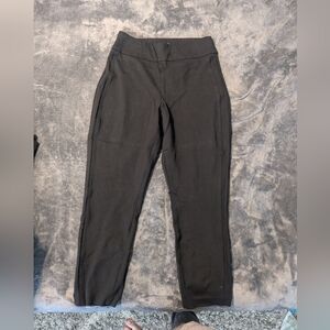 Express Sheath Ankle Crop Pant Black Professional M Stretchy